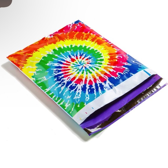 Set of 20 - 10”x13” Tie Dye Poly Mailers - Picture 2 of 3